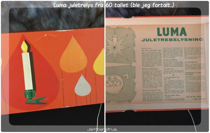 juletrebelysning fra 60 tallet