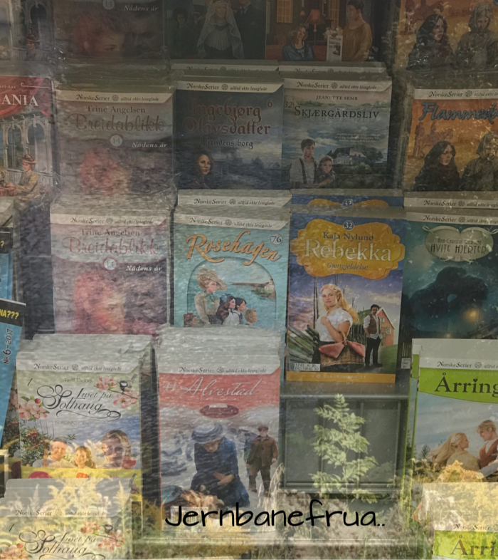 jernbanefrua leser serieromaner.
