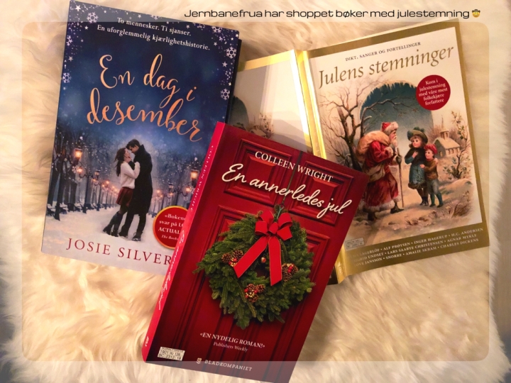 en dag i desember, julens stemninger, en annerledes jul. tre gode bøker.