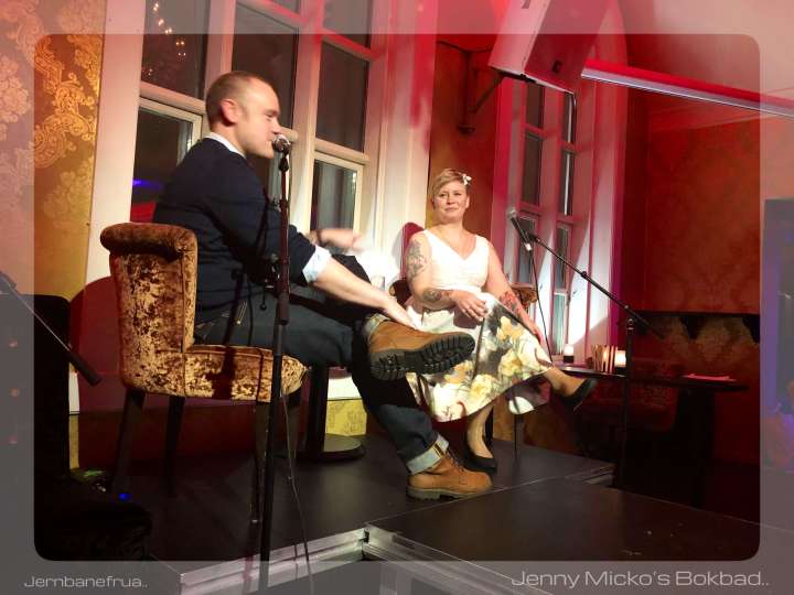 Jenny Micko ble bokbadet..