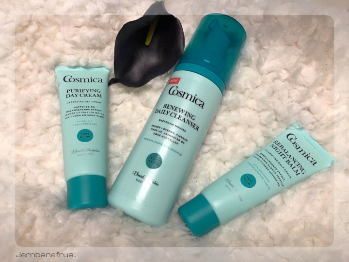 jernbanefrua tester pure glow serien fra cosmica