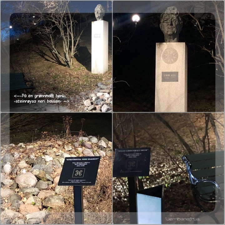 NRK Marienlyst. Jernbanefrua var på besøk. 