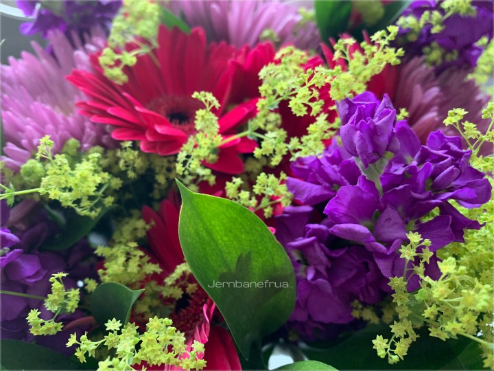 God bedring blomster. 